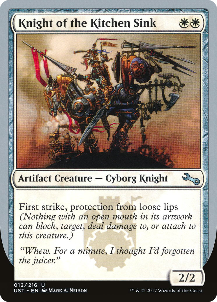 Chevalier de l'évier de cuisine (UST-12C) - Instable 