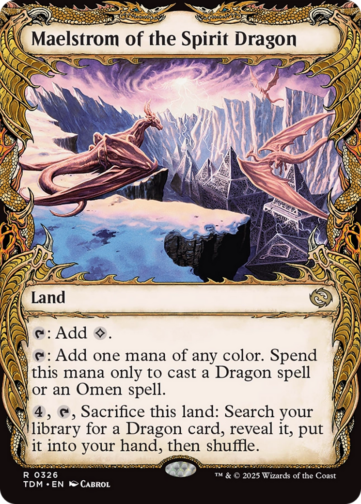 Maelström du Dragon Esprit (Vitrine) (TDM-326) - Tarkir : Tempête de Dragons Foil 