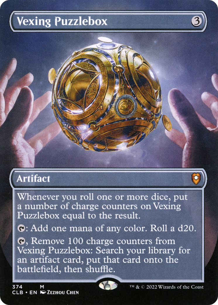 Vexing Puzzlebox (Borderless) (CLB-374) - Commander Legends: Battle for Baldur's Gate (Borderless) Foil