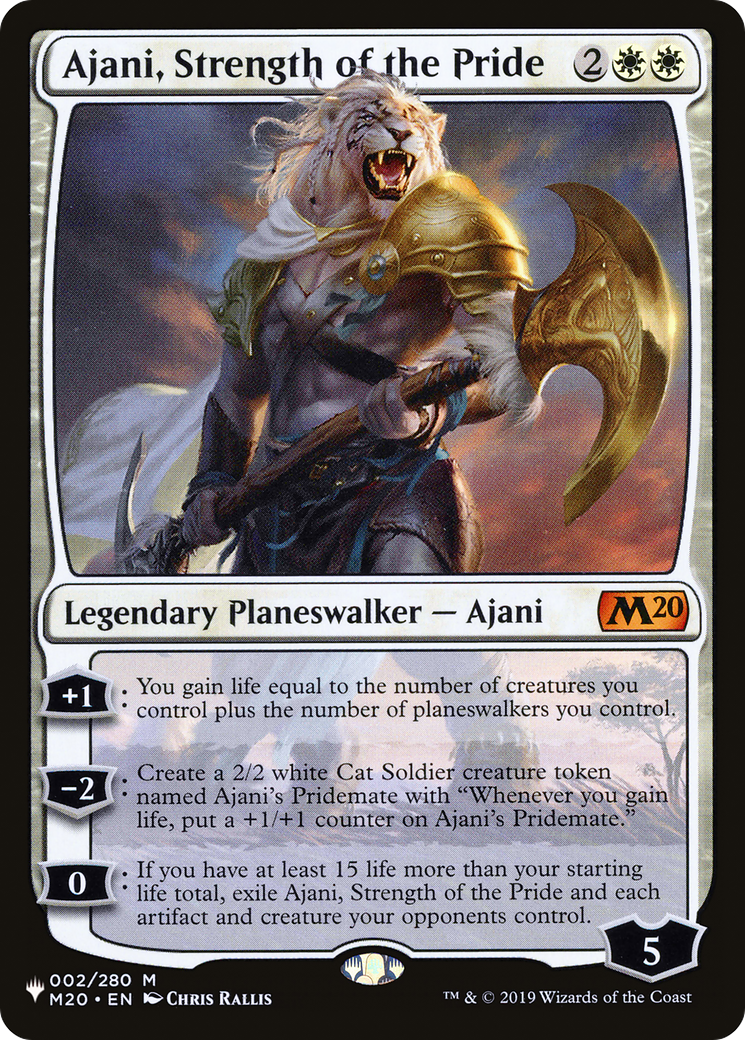 Ajani, Force de la fierté (PLST-M20-2) - La Liste