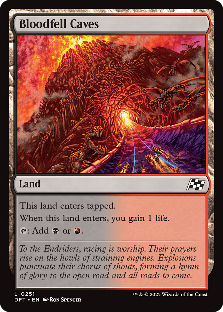 Grottes de Bloodfell (DFT-251) - Feuille d'Aetherdrift 