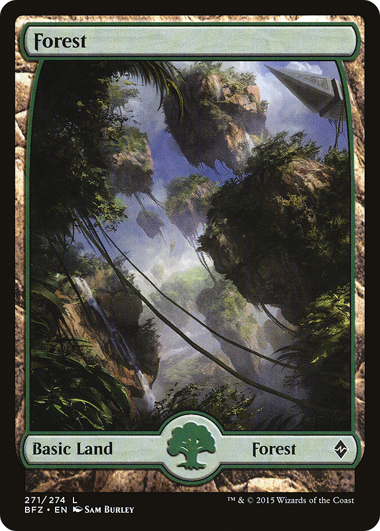 Forest (271) - Full Art (BFZ-271) - Battle for Zendikar