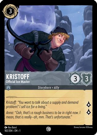 Kristoff - Maître des glaces officiel (182/204) - Le premier chapitre 