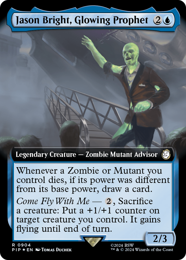 Jason Bright, Glowing Prophet (PIP-904) - Fallout : (Extended Art) Foil 