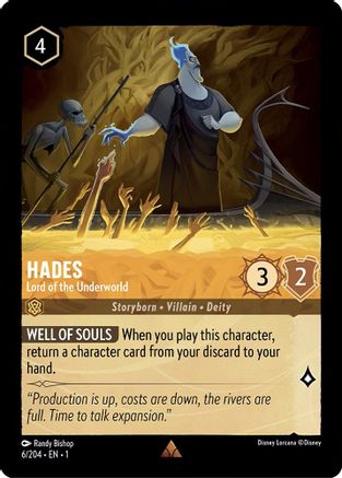 Hadès - Seigneur des Enfers (6/204) - Le Premier Chapitre Cold Foil 