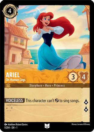 Ariel - Sur des jambes humaines (1/204) - Le premier chapitre Cold Foil 