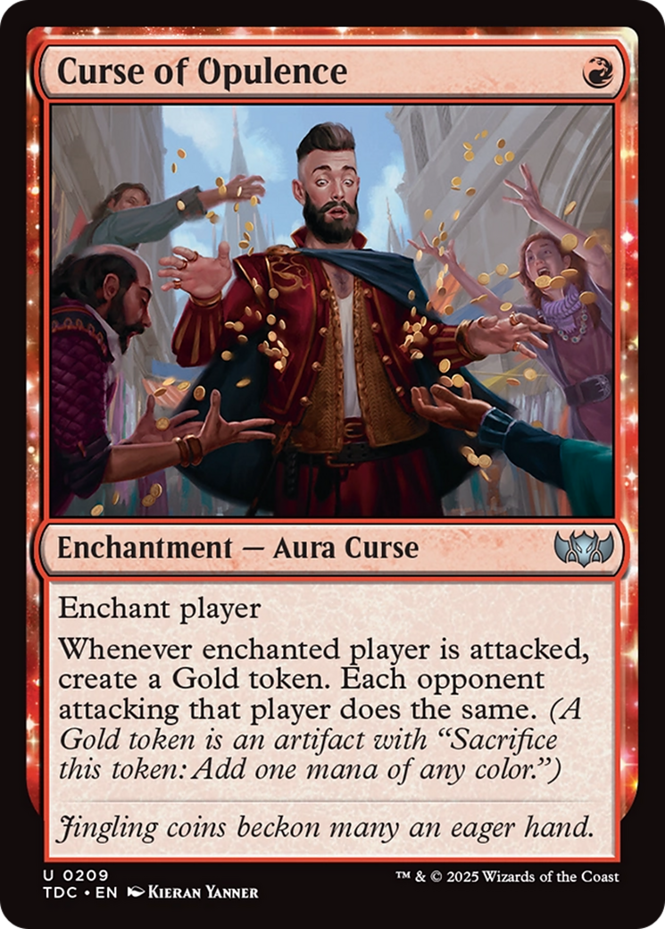 Malédiction de l'Opulence (TDC-209) - Commandant : Tarkir : Tempête de Dragons 