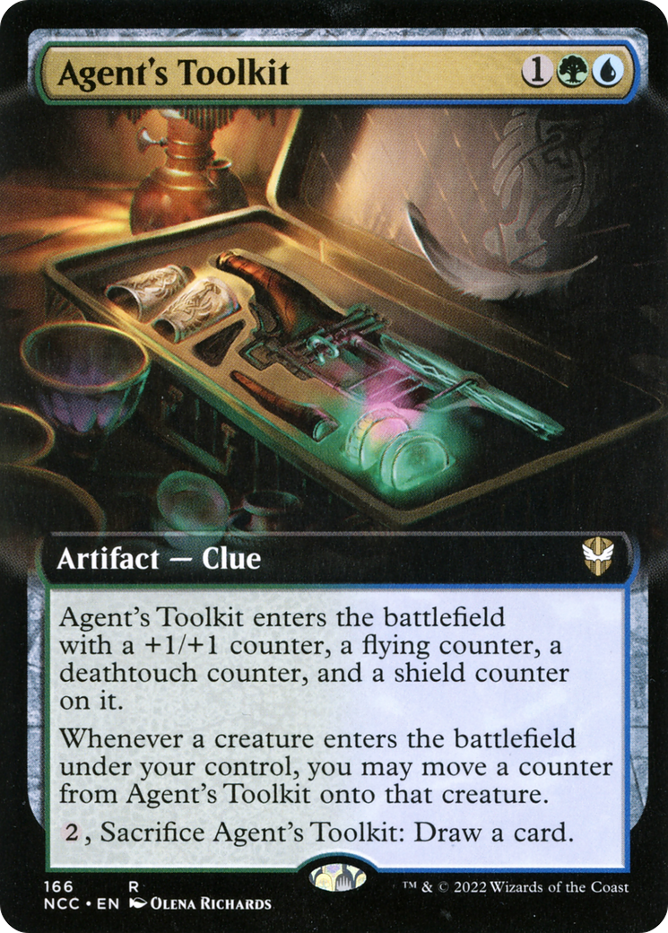 Boîte à outils de l'agent (NCC-166) - Nouveau commandant Capenna : (Extended Art)