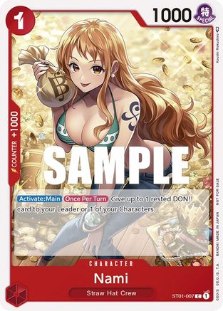 Nami (Pack Tournoi Vol. 3) [Participant] (ST01-007) - Cartes promotionnelles One Piece 