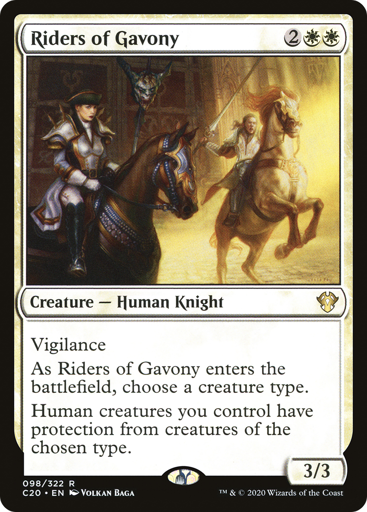Riders of Gavony (C20-098) - Commander 2020