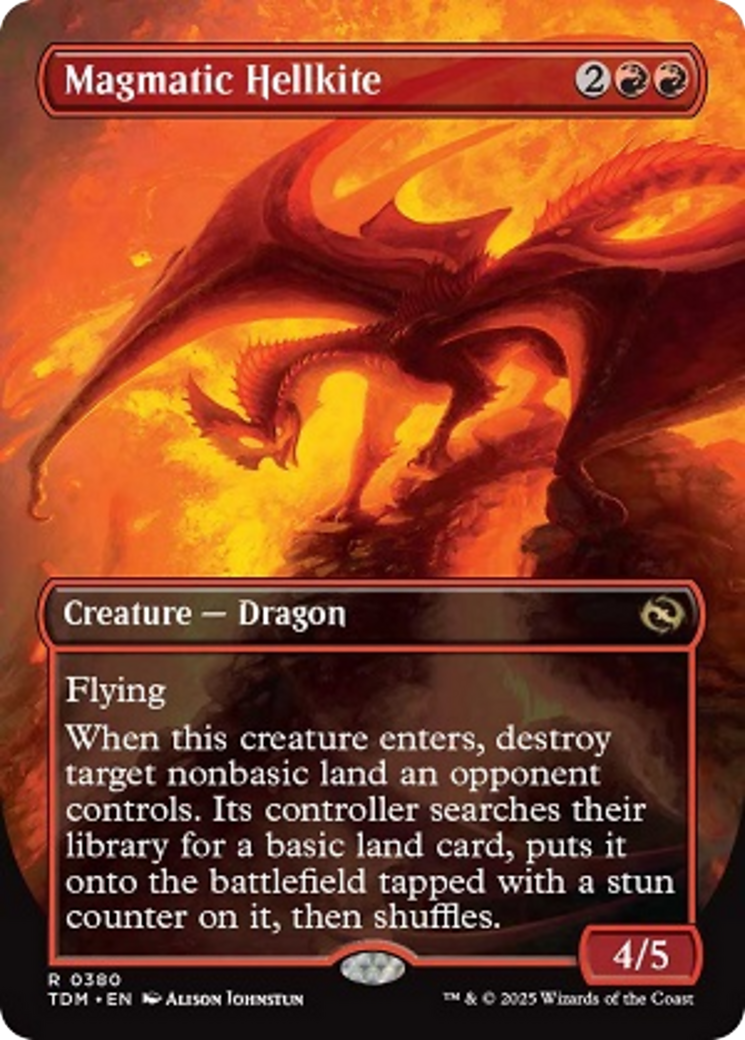 Magmatic Hellkite (sans bordure) (TDM-380) - Tarkir : Tempête de dragons 