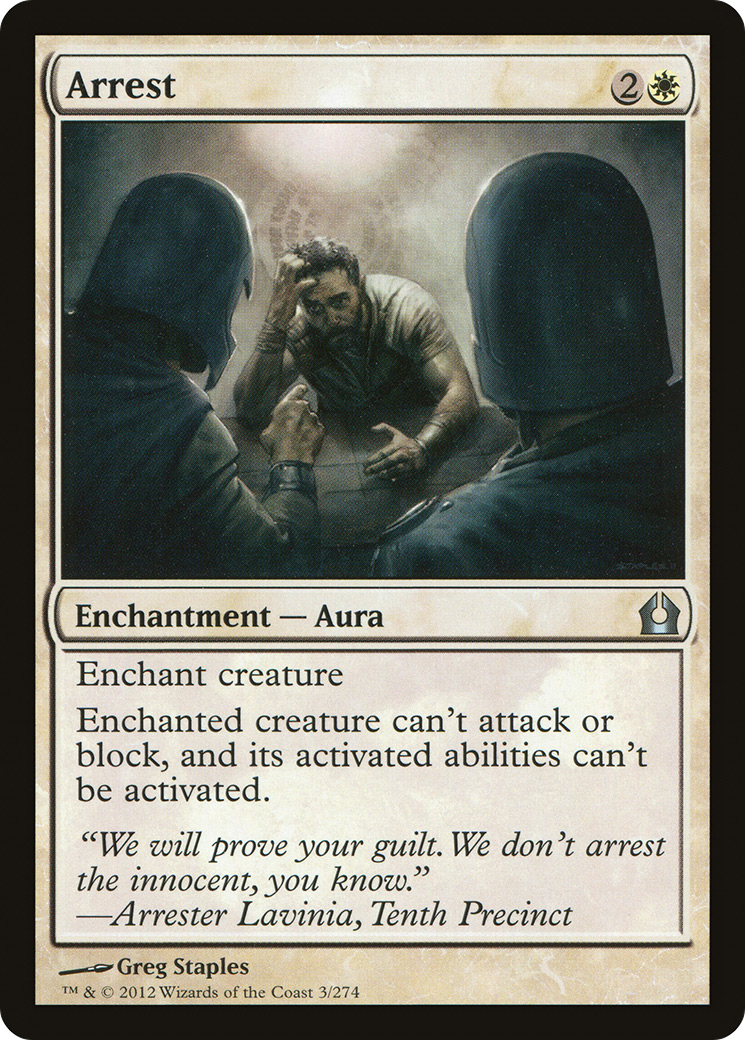 Arrest (RTR-003) - Return to Ravnica