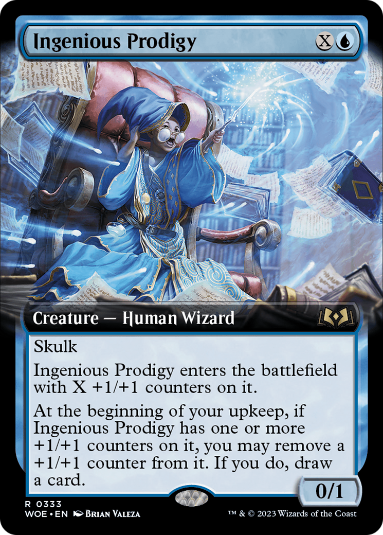 Ingenious Prodigy (Extended Art) (WOE-333) - Wilds of Eldraine: (Extended Art)