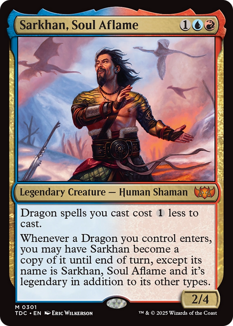 Sarkhan, l'âme enflammée (TDC-301) - Commandant : Tarkir : Tempête de dragons 