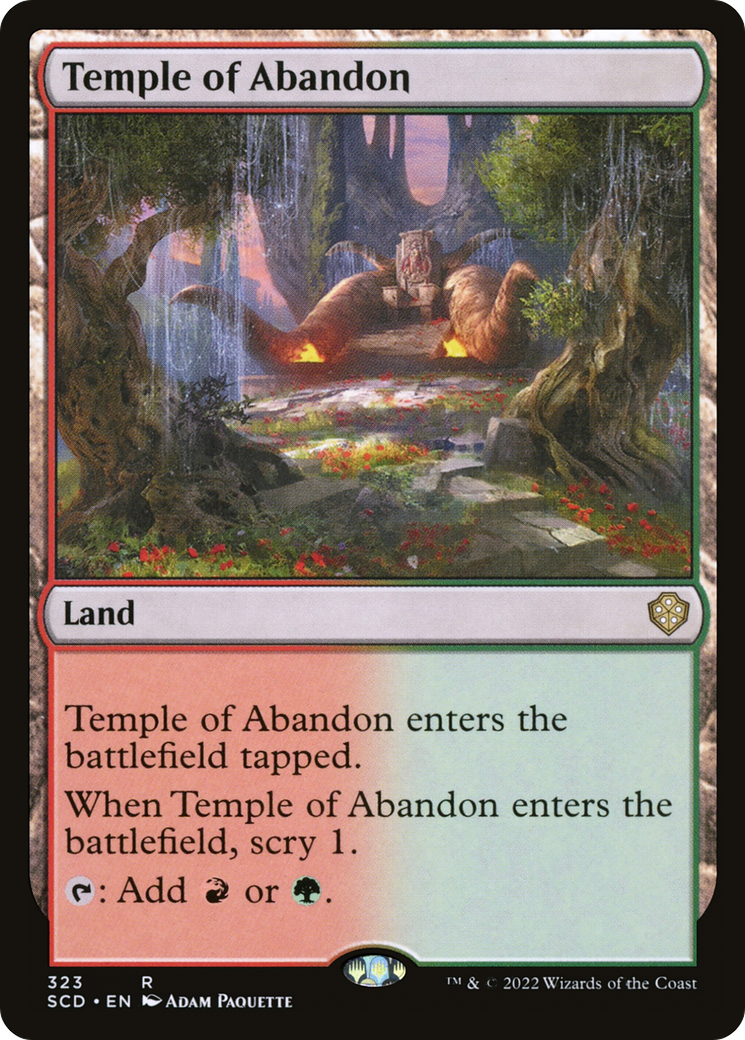 Temple of Abandon (SCD-323) - Starter Commander Decks