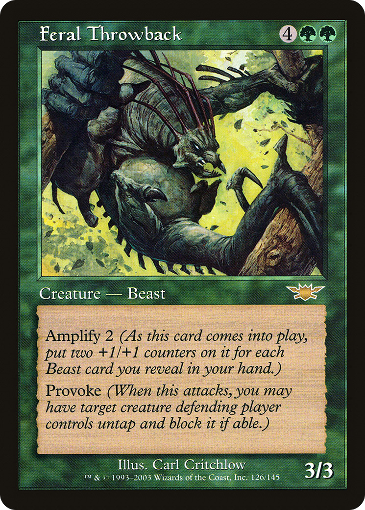 Retour sauvage (LGN-126) - Legions Foil 