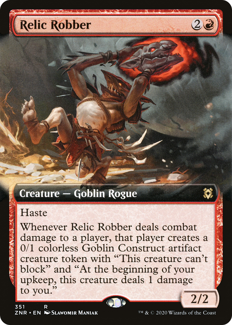Relic Robber (Extended Art) (ZNR-351) - Zendikar Rising: (Extended Art)