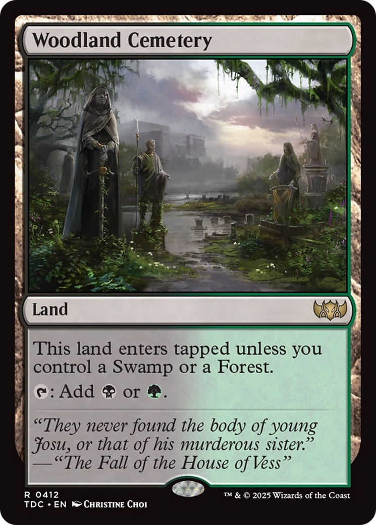 Cimetière Woodland (TDC-412) - Commandant : Tarkir : Tempête de dragons 