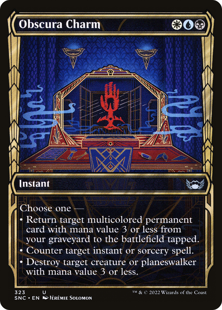 Obscura Charm (Showcase) (SNC-323) - Streets of New Capenna: (Showcase)