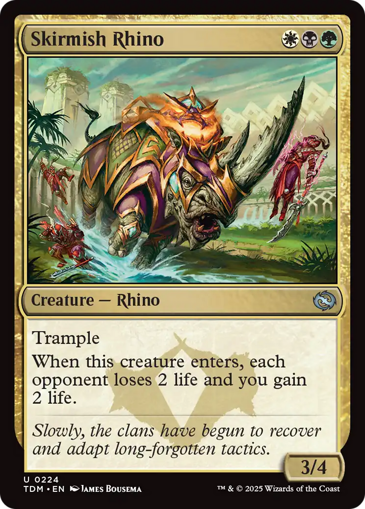 Escarmouche Rhino (TDM-224) - Tarkir : Tempête de dragons 