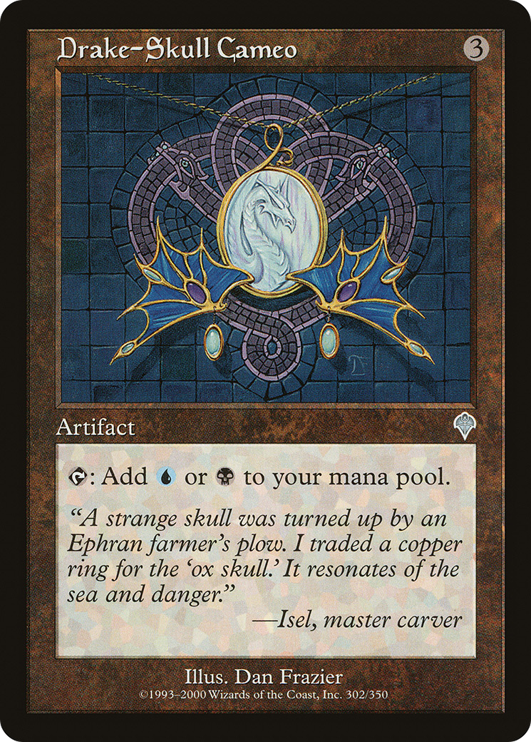 Camée Crâne de Drake (INV-302) - Invasion Foil 