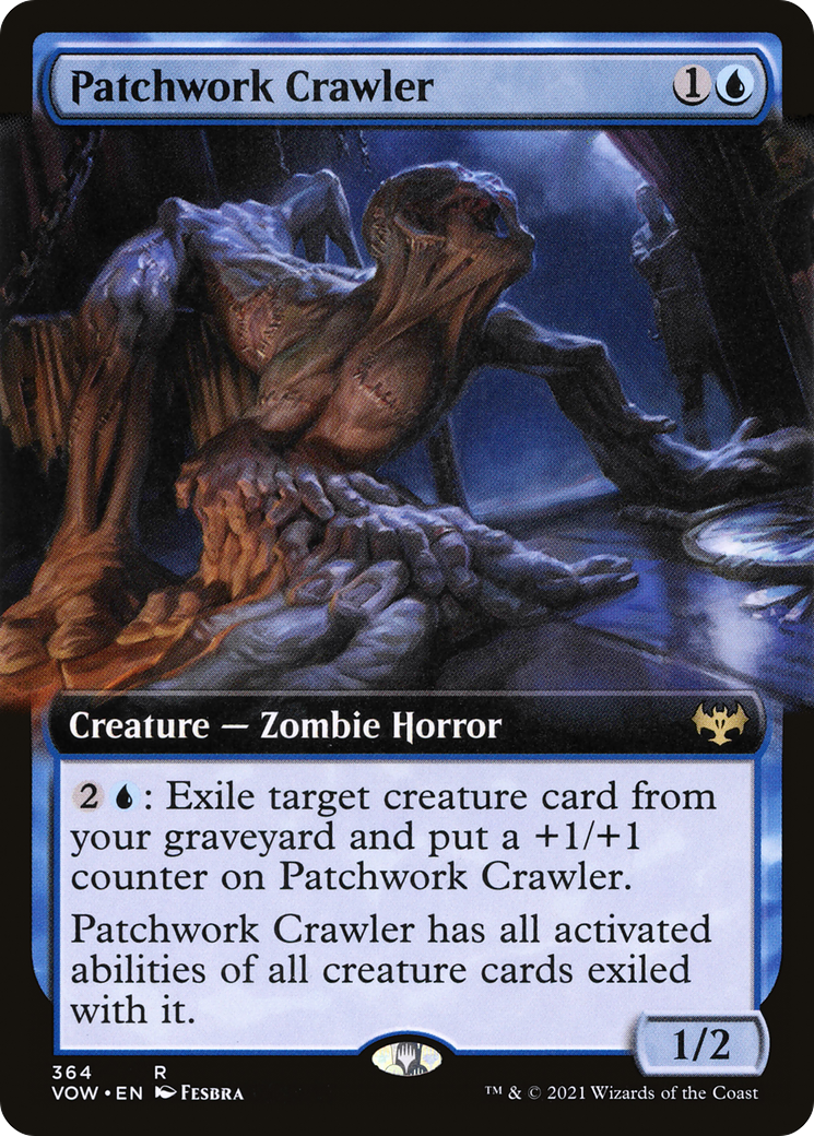 Patchwork Crawler (Extended Art) (VOW-364) - Innistrad: Crimson Vow: (Extended Art)