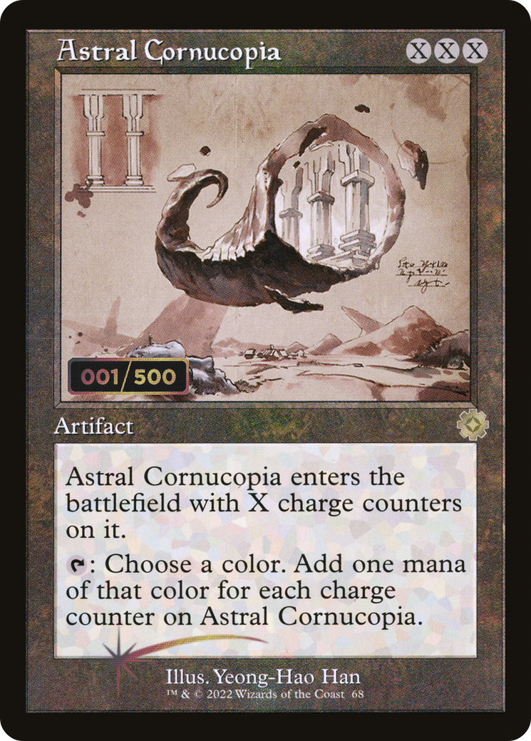 Astral Cornucopia (Schematic) (Serial Numbered) (BRR-068) - The Brothers' War Retro Artifacts Foil