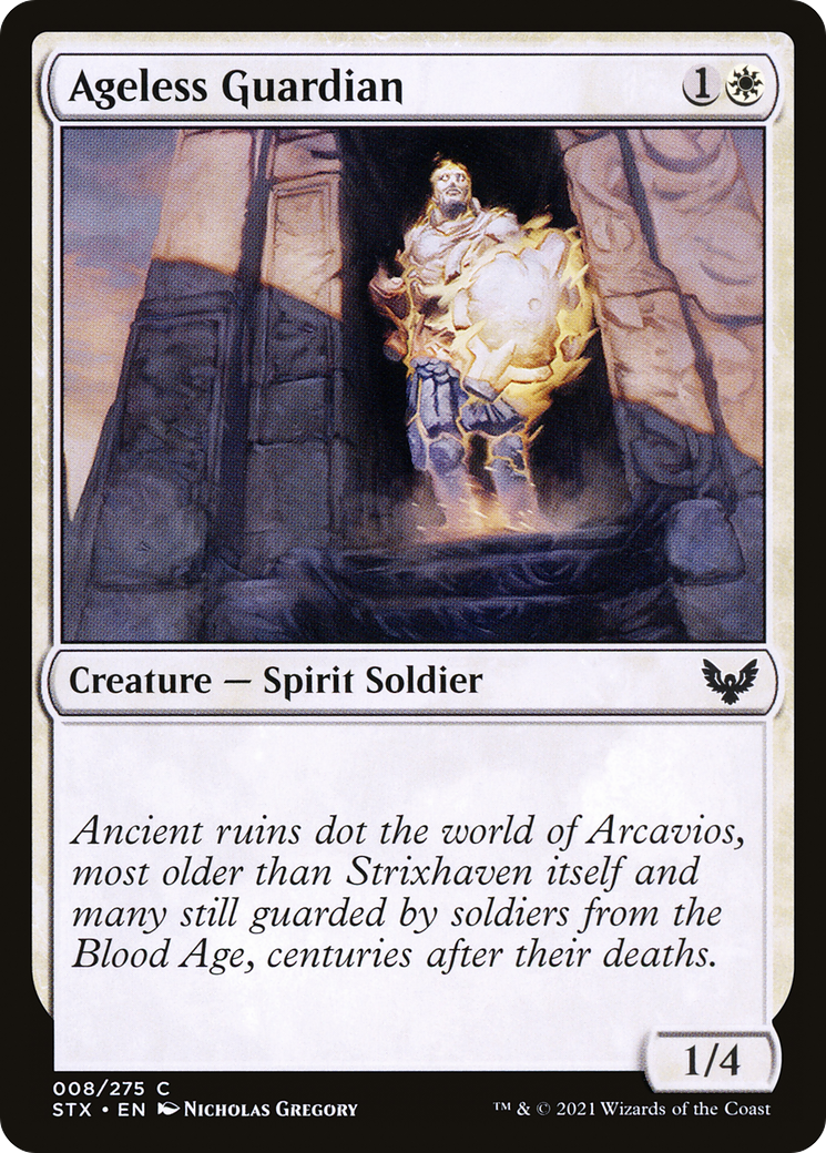 Gardien sans âge (STX-008) - Strixhaven : École des mages (Foil) 