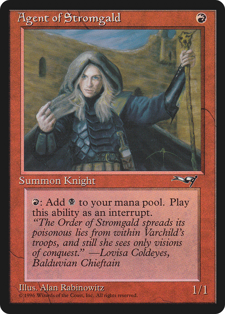 Agent de Stromgald (ALL-64A) - Alliances