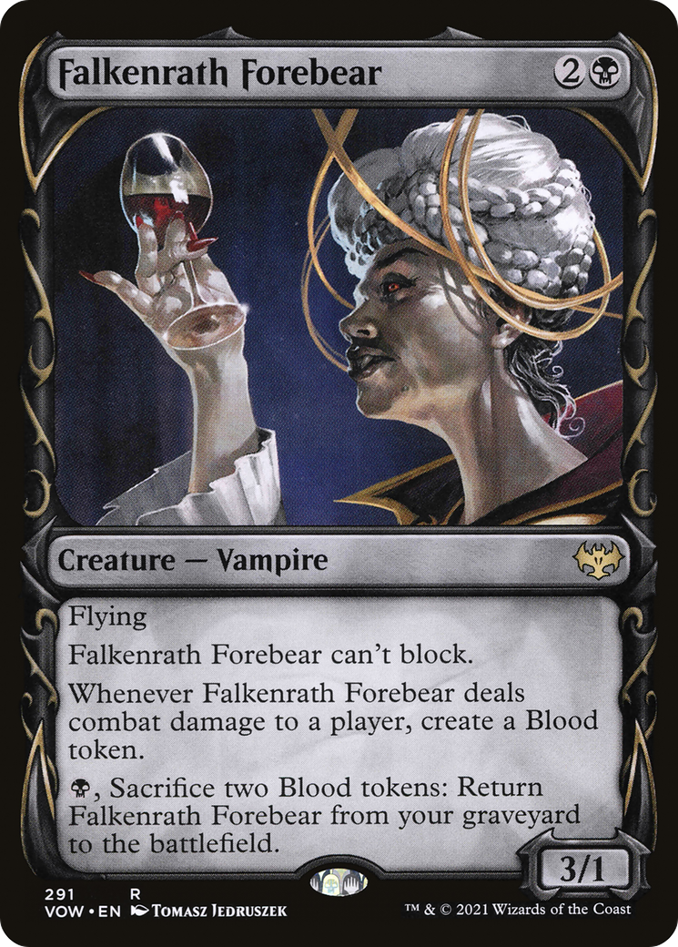 Falkenrath Forebear (Showcase) (VOW-291) - Innistrad: Crimson Vow: (Showcase)
