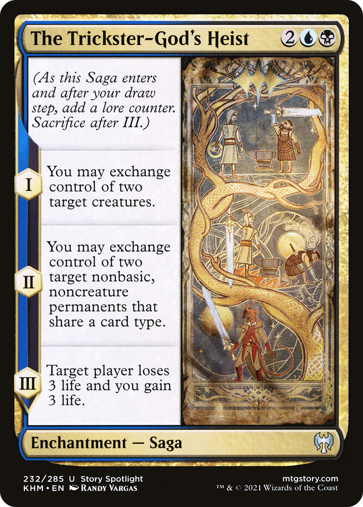 Le braquage du Dieu filou (KHM-232) - Kaldheim Foil 