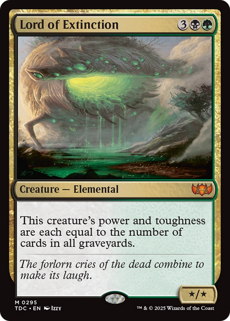 Seigneur de l'extinction (TDC-295) - Commandant : Tarkir : Tempête de dragons 