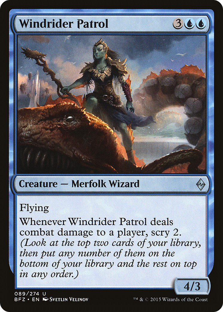 Windrider Patrol (BFZ-089) - Bataille pour Zendikar Foil 
