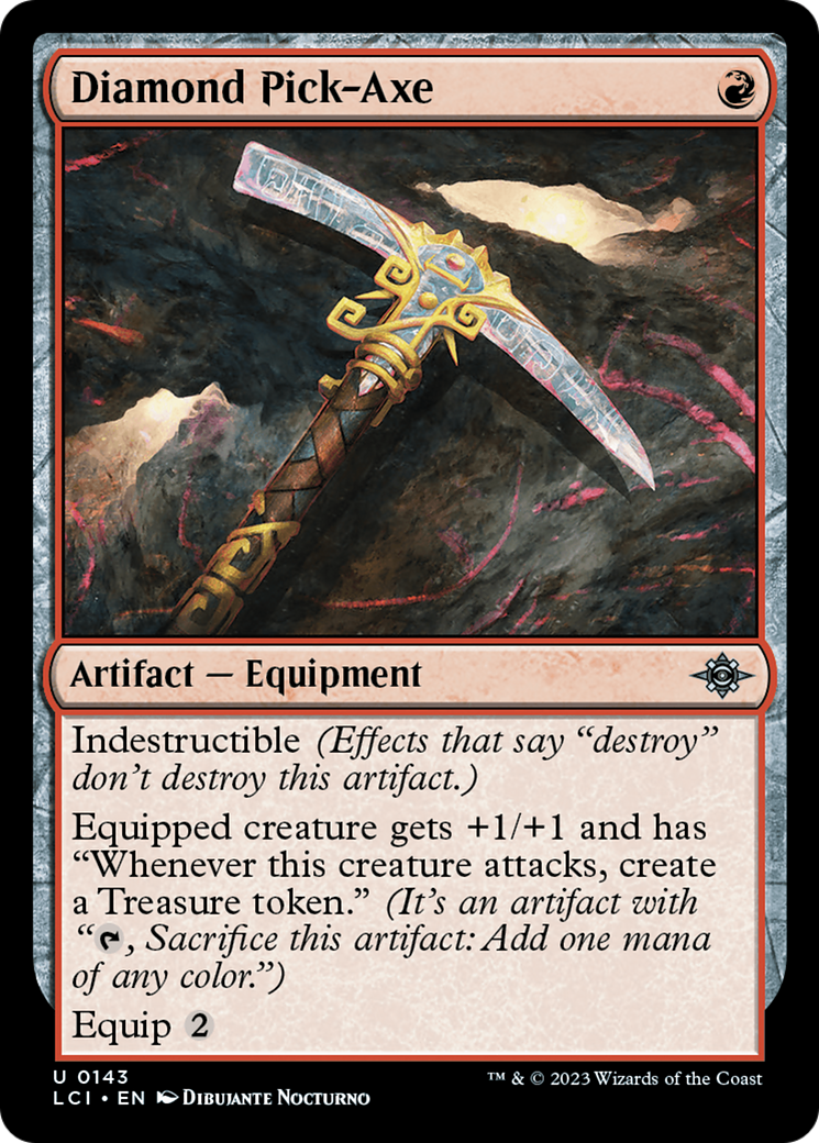 Diamond Pick-Axe (LCI-143) - The Lost Caverns of Ixalan Foil