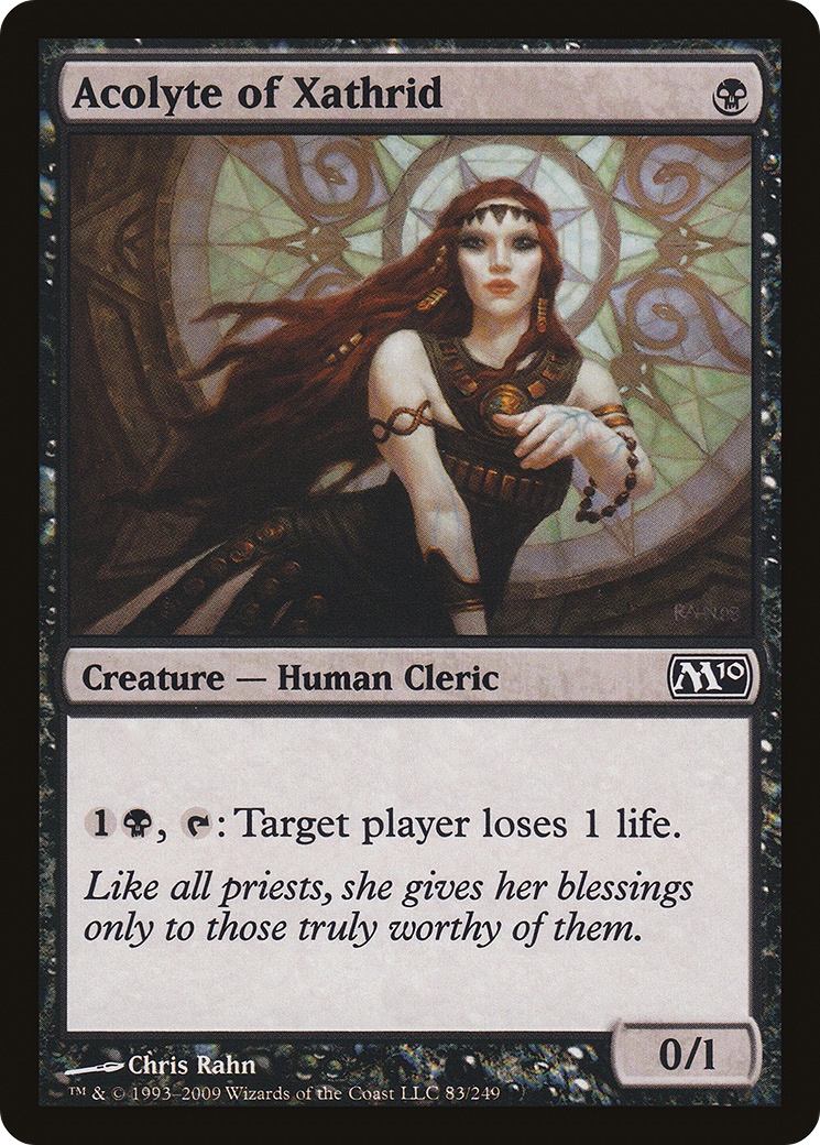 Acolyte de Xathrid (M10-083) - Magic 2010 Foil 