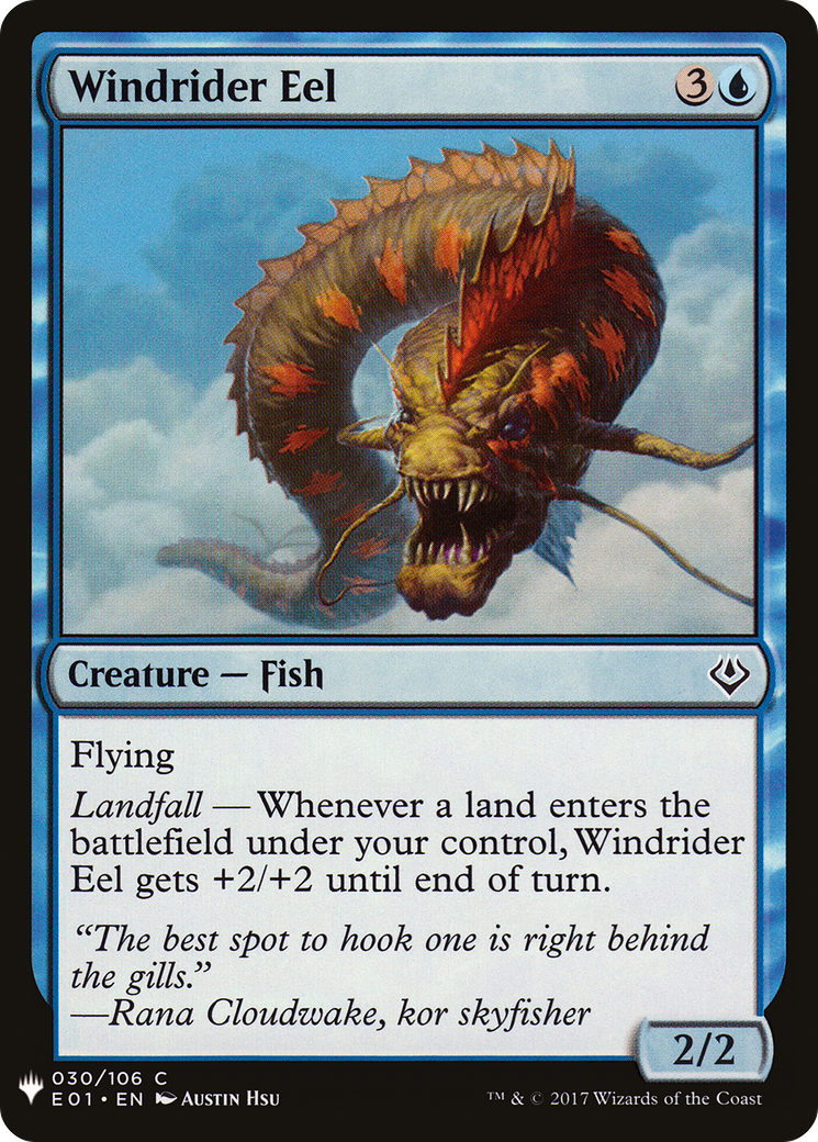 Windrider Eel (LIST-E01-30) - The List