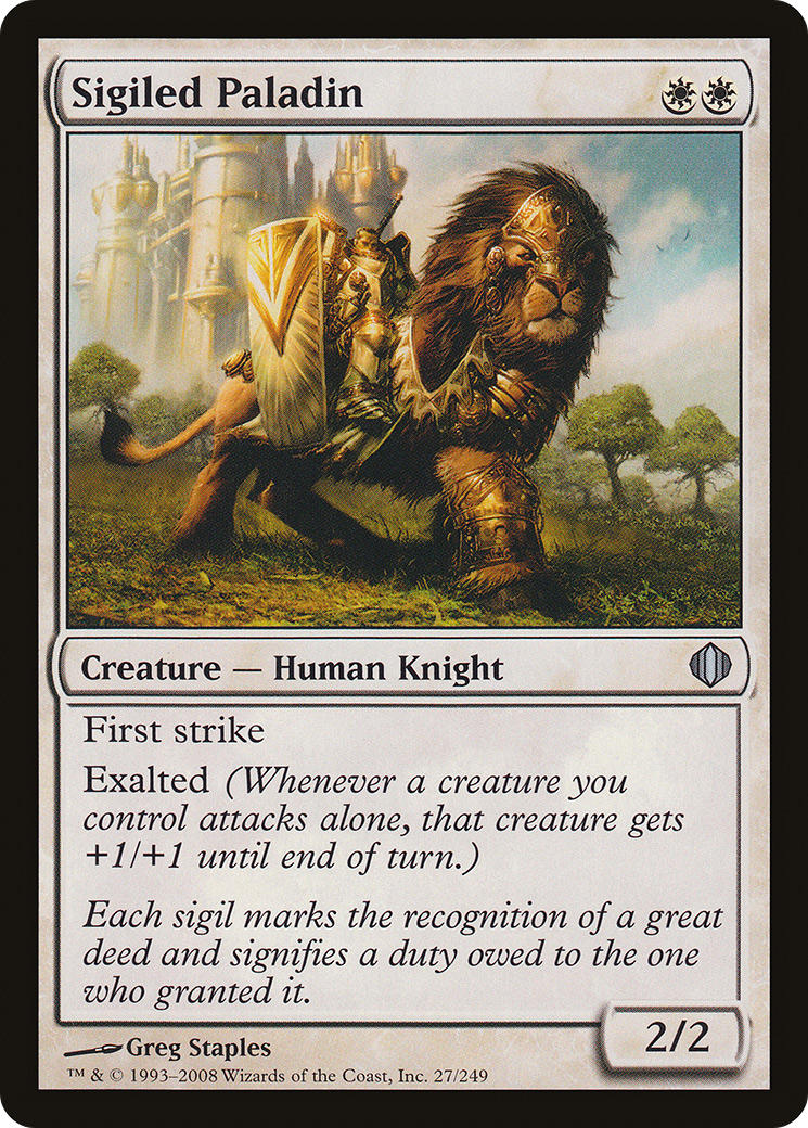 Paladin sigilé (ALA-027) – Éclats d'Alara 