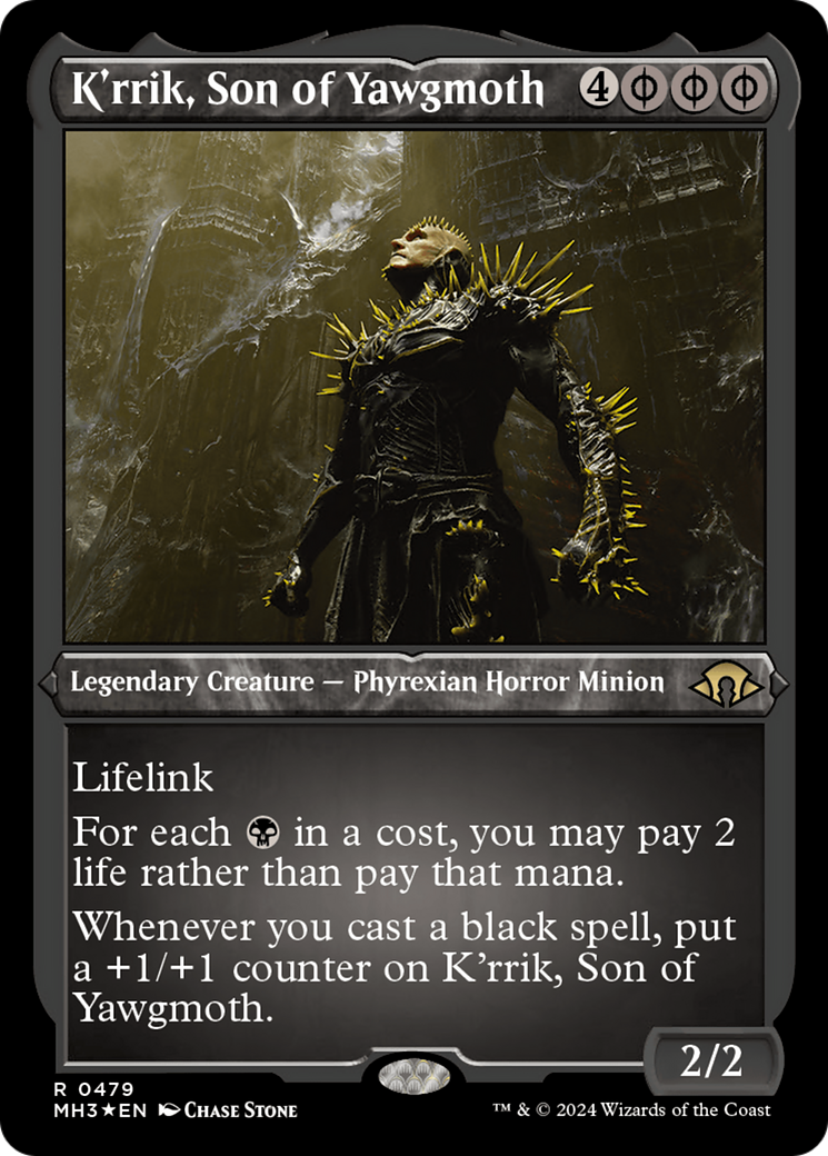 K'rrik, fils de Yaugzebul (MH3-479) - Horizons Modernes 3 - Feuille gravée