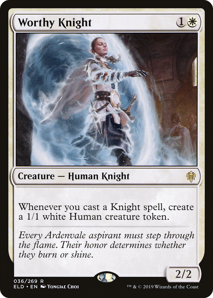 Worthy Knight (ELD-036) - Throne of Eldraine