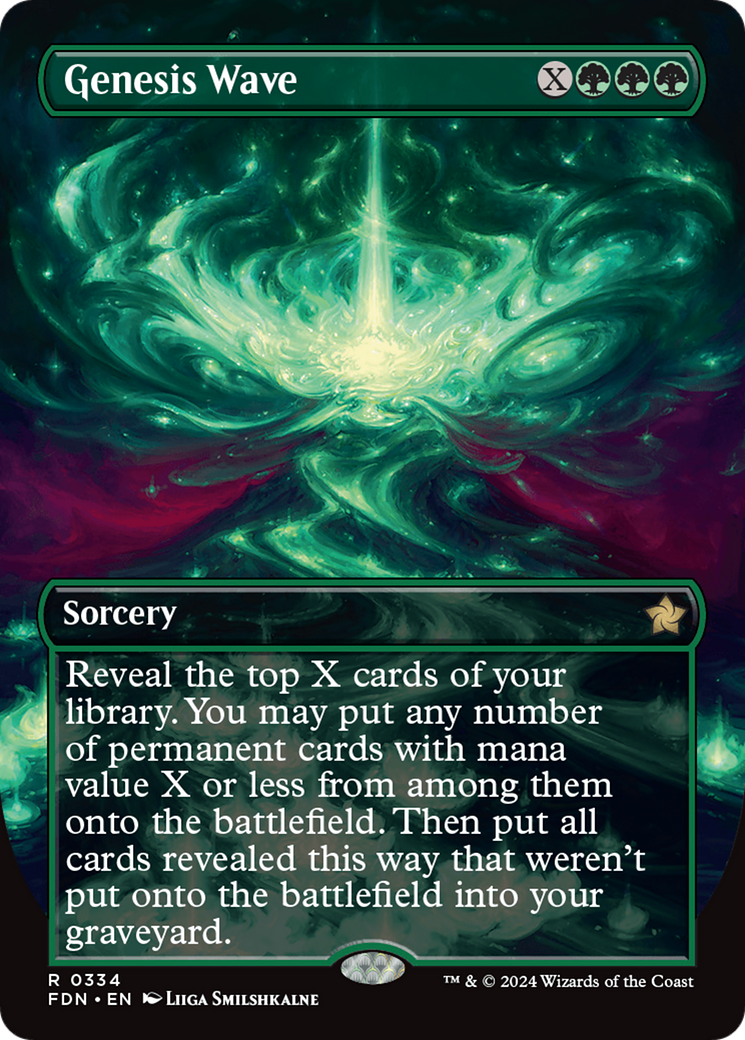 Genesis Wave (FDN-334) - Feuille Foundations (sans bordure) 