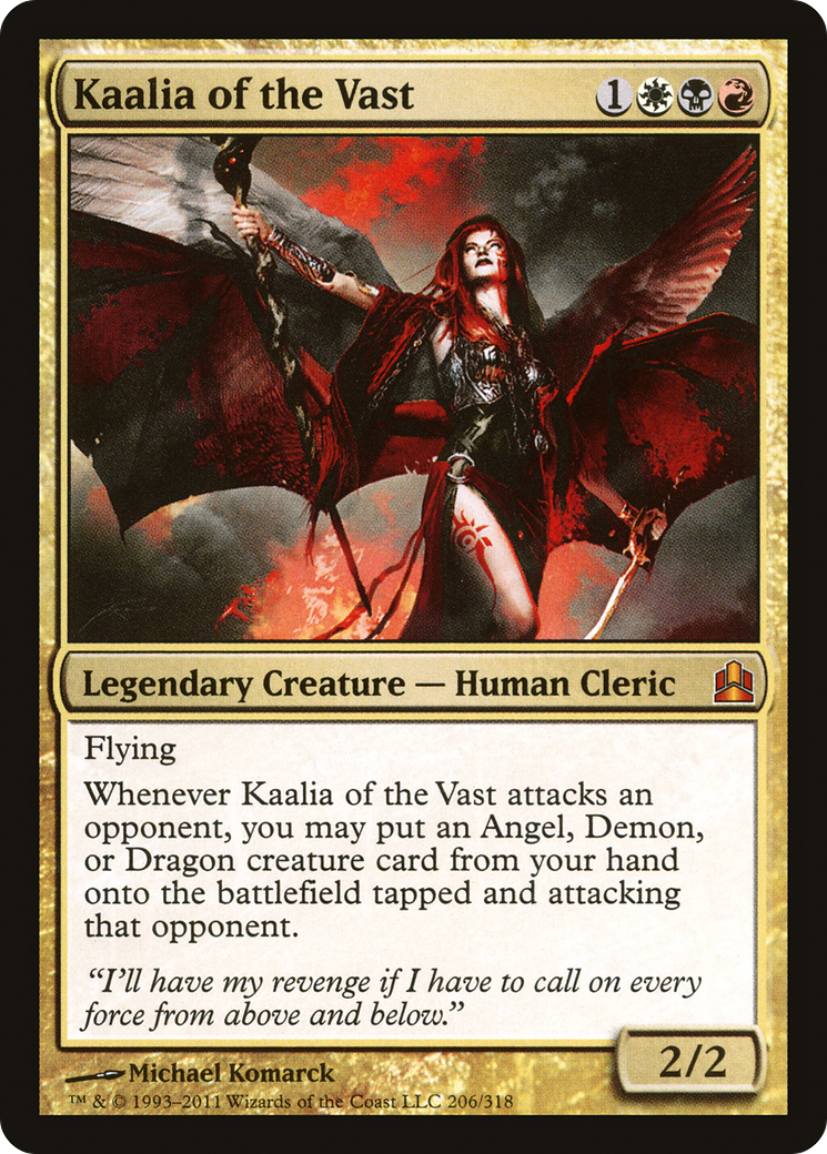 Kaalia du Vaste (CMD-206) - Commandant 2011 