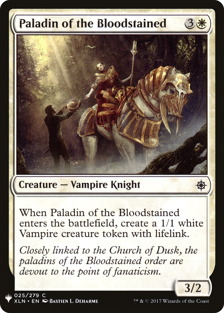 Paladin of the Bloodstained (LIST-XLN-25) - The List