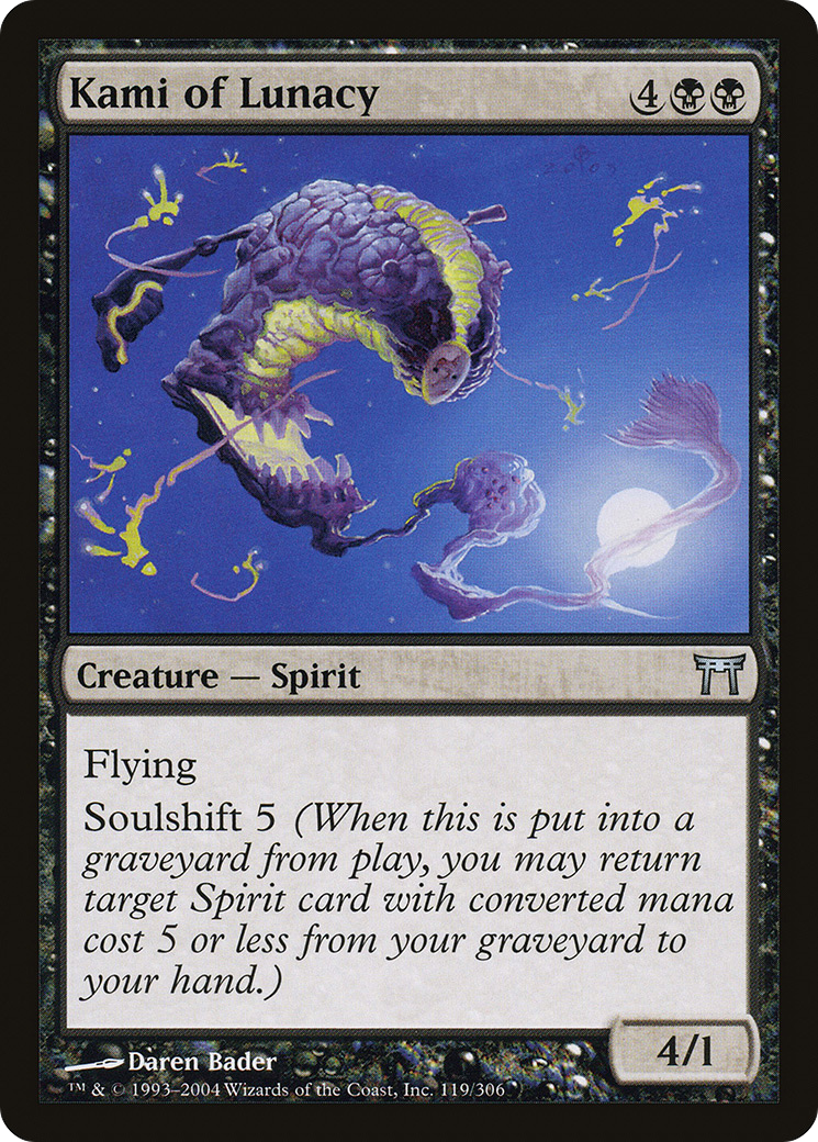 Kami de la folie (CHK-119) - Champions de Kamigawa 