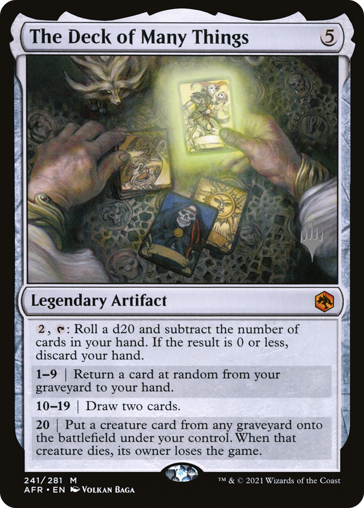 Le Jeu des Nombreuses Choses (PPAFR-241P) - Aventures dans les Royaumes Oubliés (promotions) 