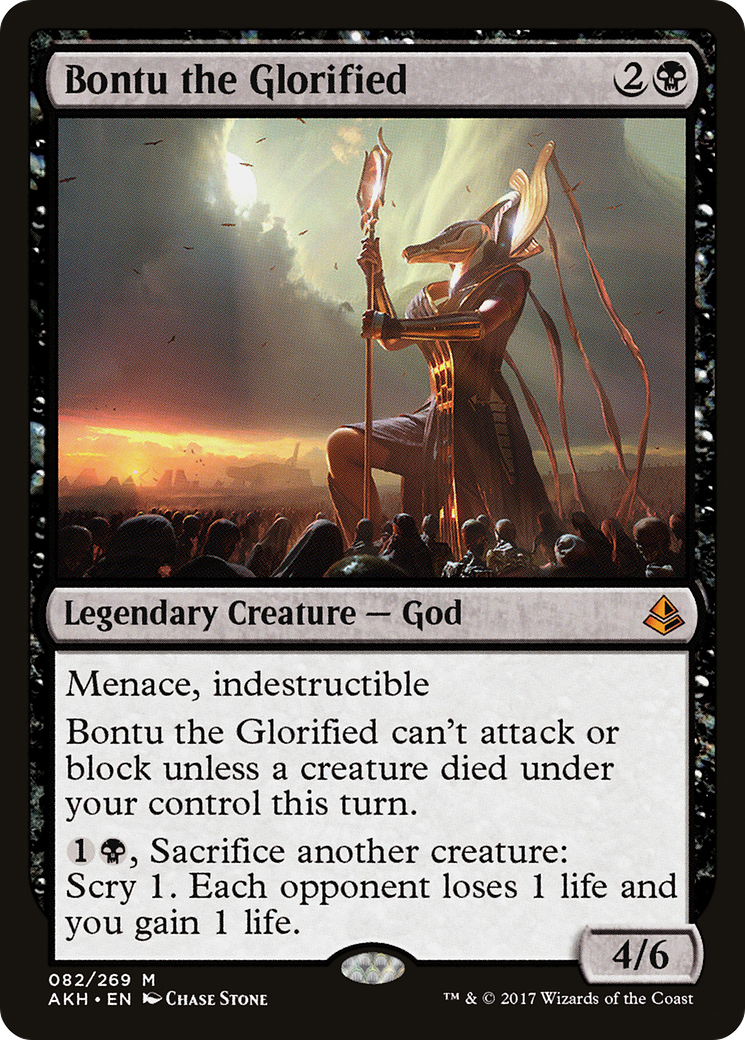 Bontu le Glorifié (AKH-082) - Feuille d'Amonkhet 
