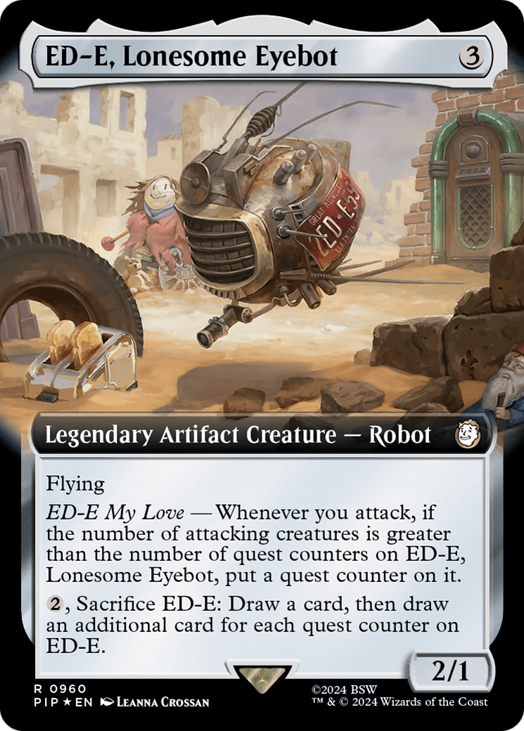 ED-E, Lonesome Eyebot (PIP-960) - Fallout : (Extended Art) Foil 