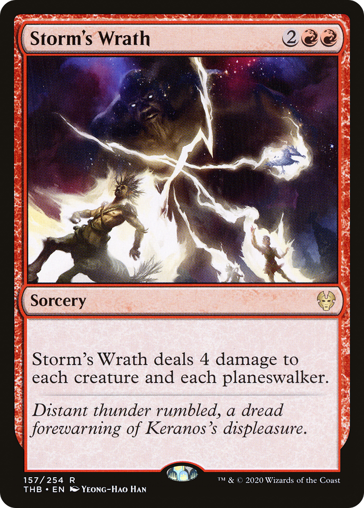 Storm's Wrath (THB-157) - Theros Beyond Death Foil