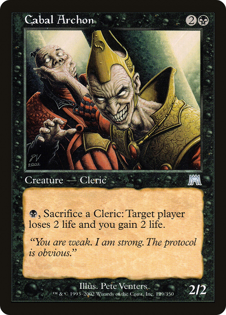 Archonte de la Cabale (ONS-129) - Onslaught Foil 