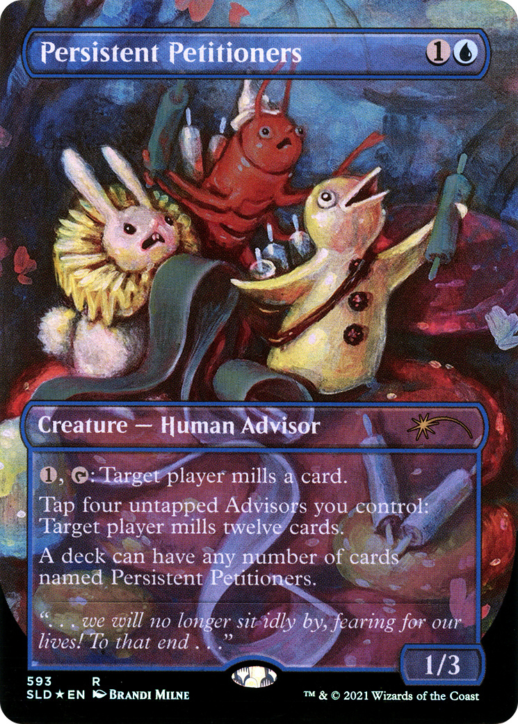 Persistent Petitioners (593) (SLD-593) - Secret Lair Drop (Borderless) Foil