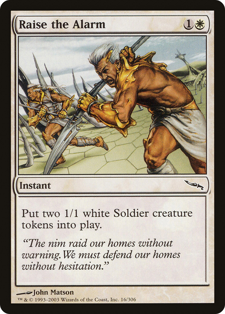 Sonnez l'alarme (MRD-016) - Mirrodin 